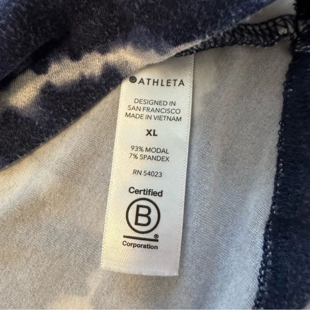 Athleta Santorini Thera Print Tie Dye Dress Size XL - Picture 9 of 9